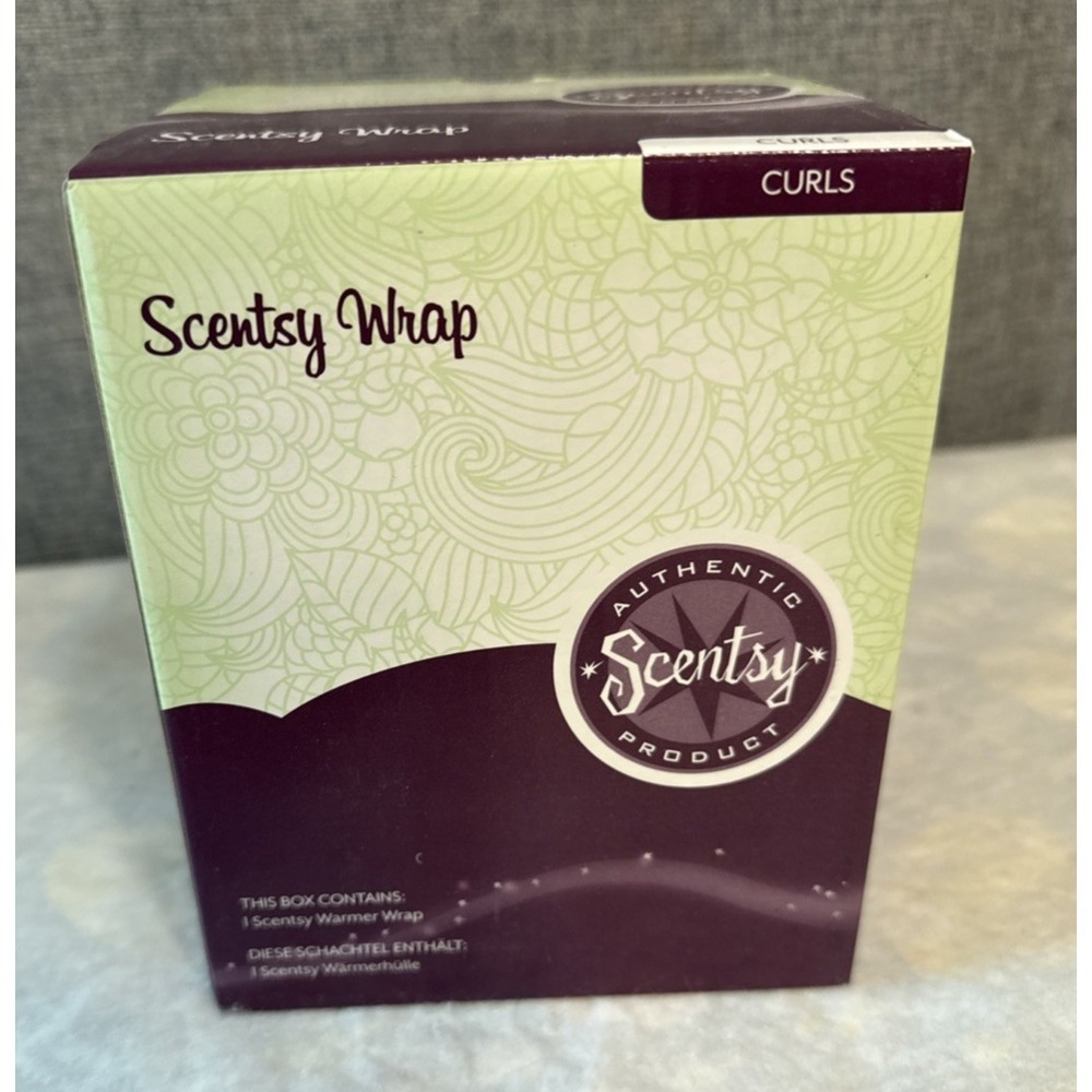 Scentsy Wrap CURLS Full Size‎ Metal Warmer Wrap Only-NEW! RETIRED